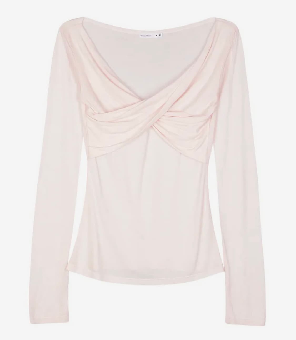 레이즈미야 아오이 리본 발레 셔링 티 PORCELAIN M 상품이미지2