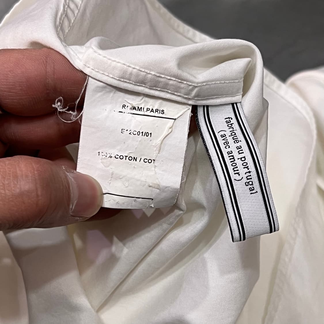  아미 코튼 셔츠 +명품감정서 y14467 상품이미지7