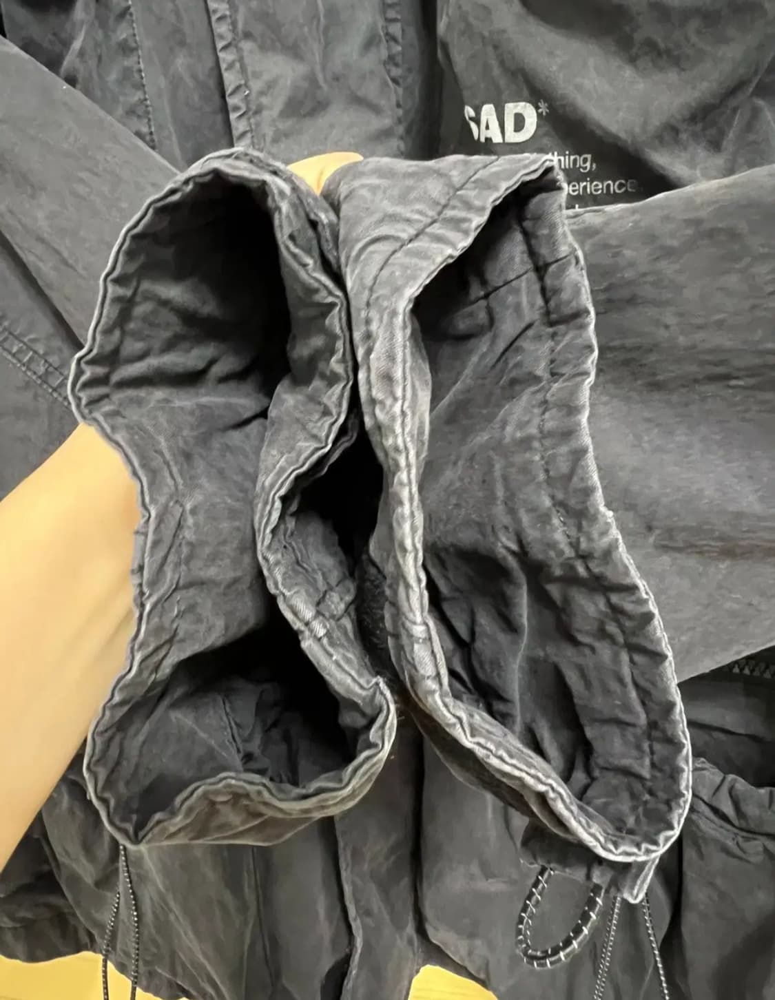 NSAD 남성 블랙 테크가먼트다잉자 워크자켓

 상품이미지6