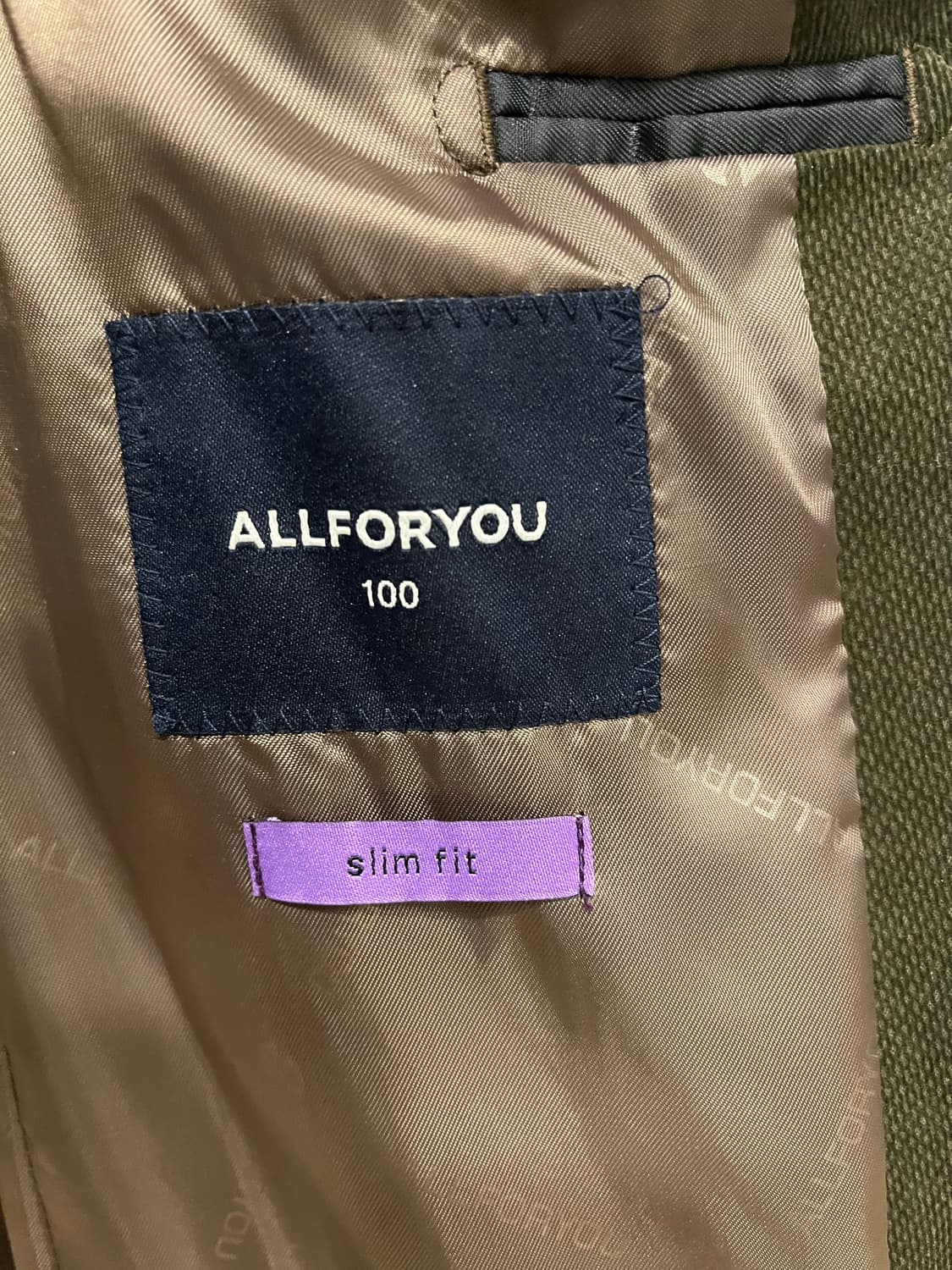 올포유 카키브라운 코듀로이 자켓 상품이미지8