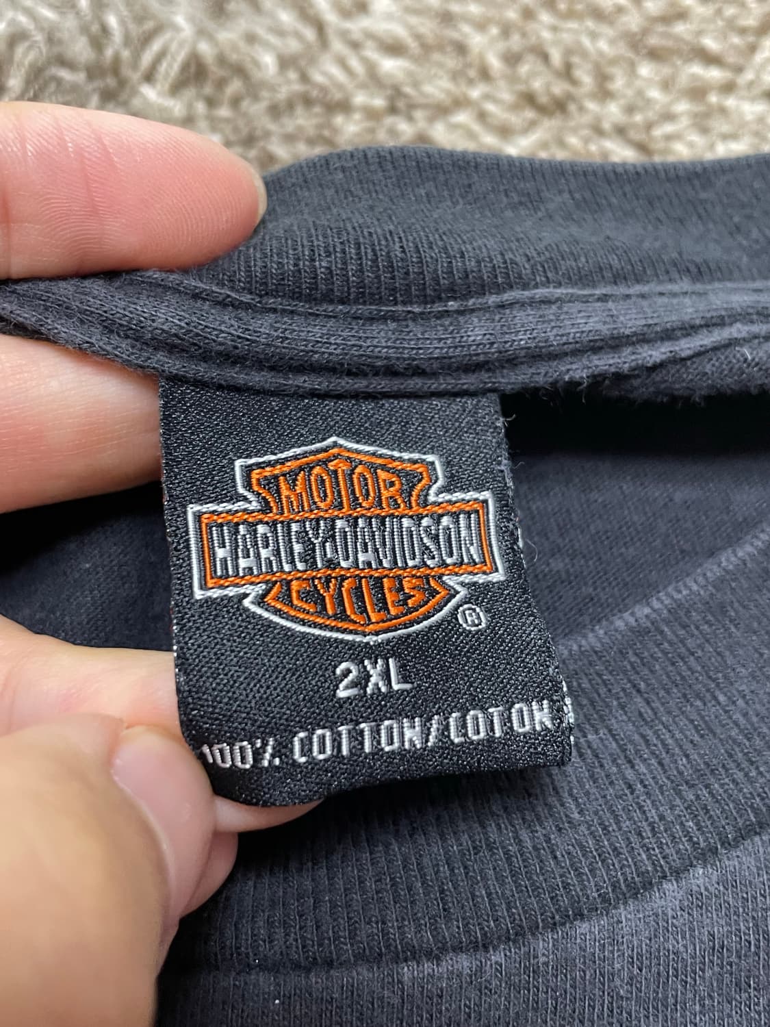 90s harley flame tee 할리 플레임 티셔츠 상품이미지4