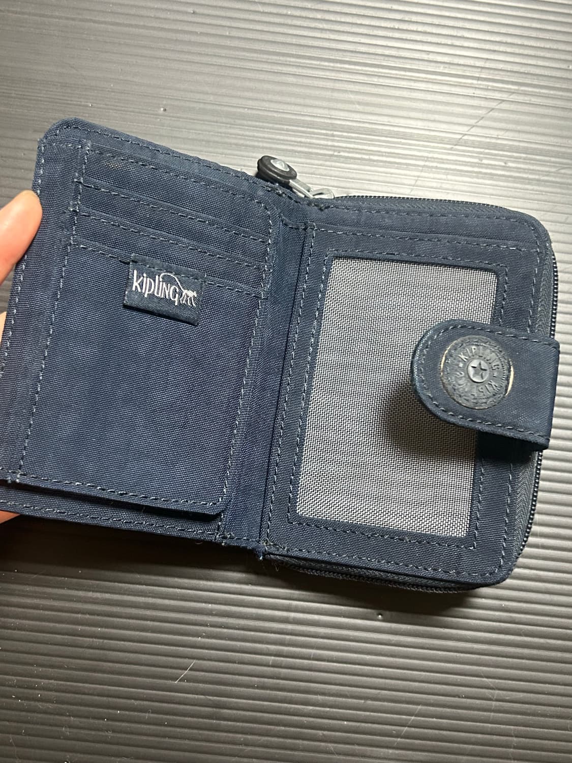 키플링 빈티지 반지갑 네이비 상품이미지2