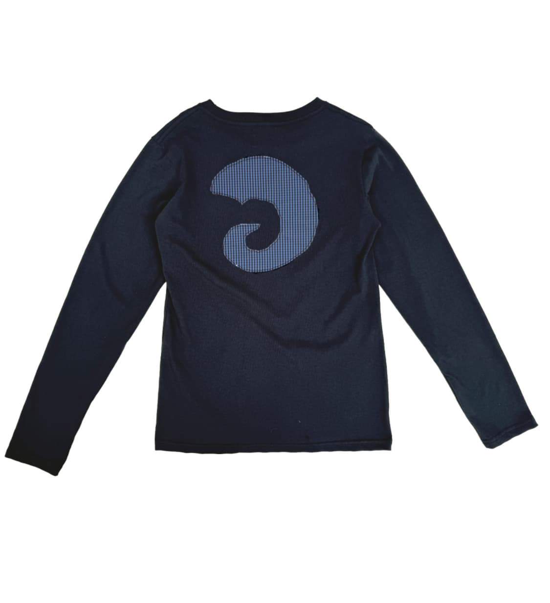 탄산마그네슘 혼 아플리케 여성 롱슬리브 (네이비) 상품이미지1