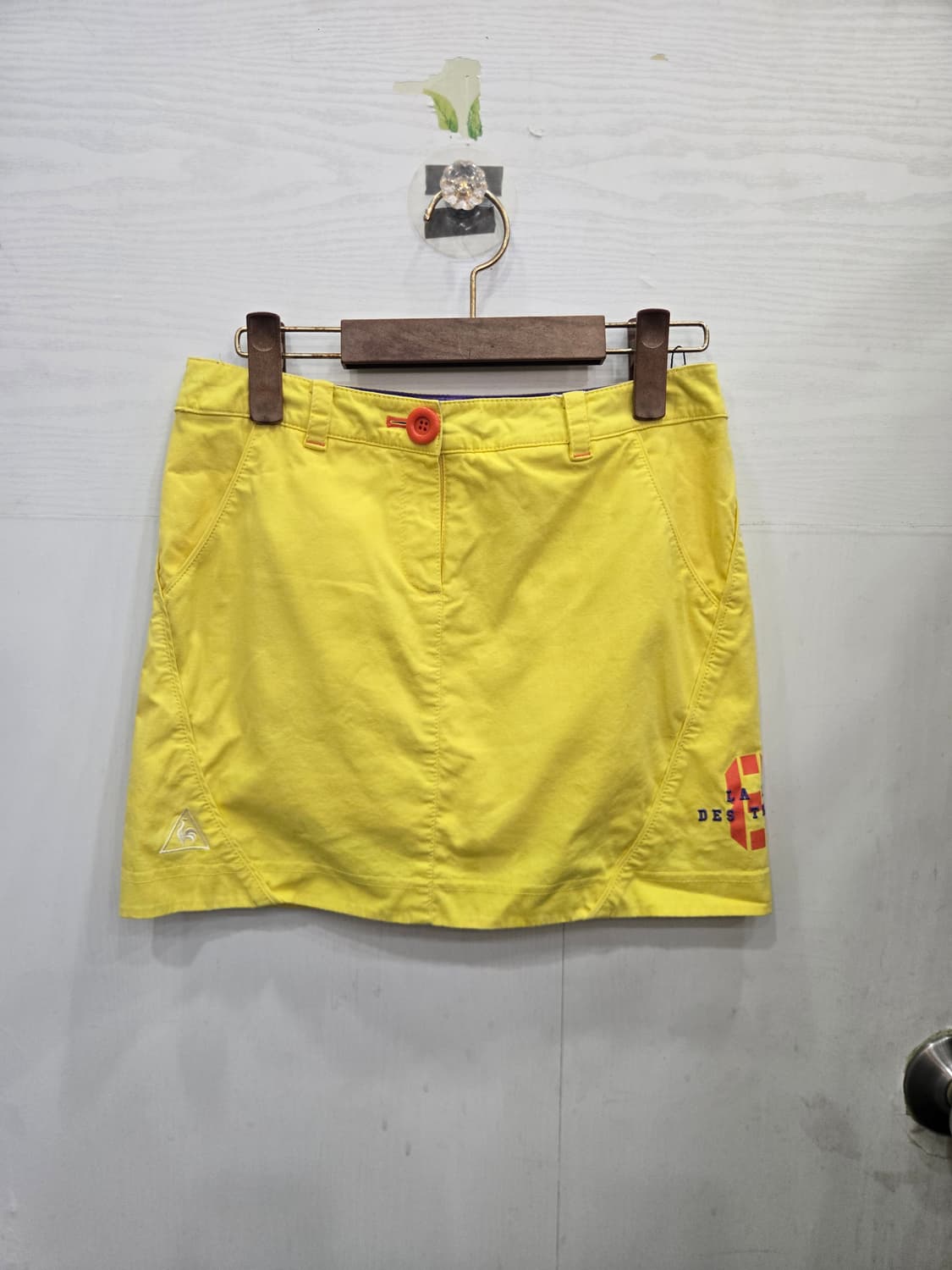 호칭7,실측27)) le coq sportif 르꼬끄 치마! 속바지O 상품이미지2