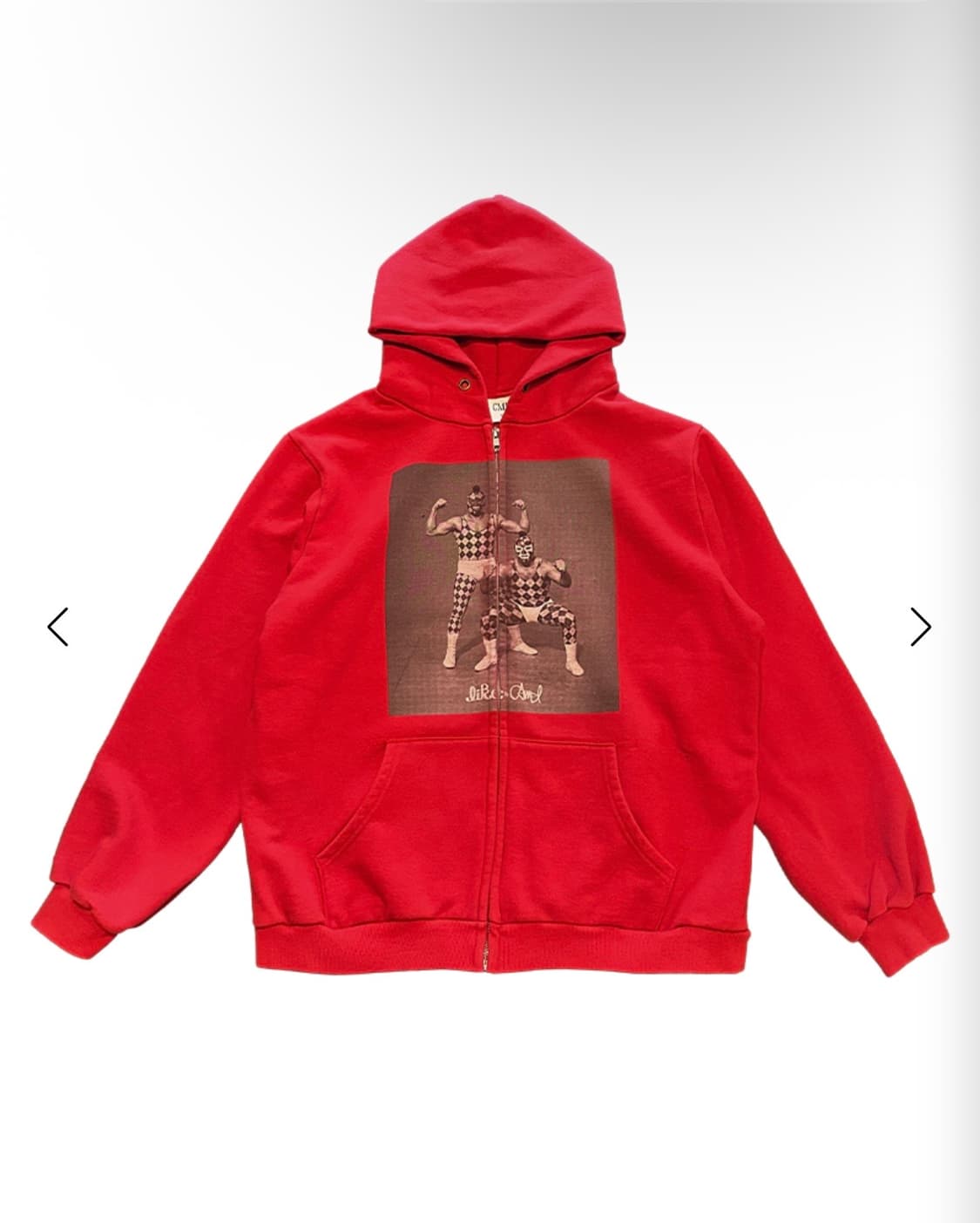 [XL]카멜커피x커피리브레 태그팀 빈티지 후드집업 상품이미지2