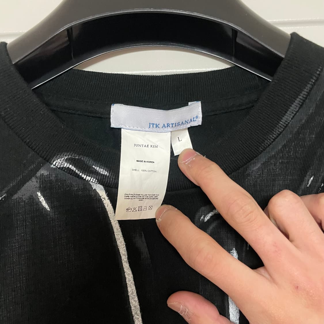 준태킴 아티저널 페탈 코르셋 셔츠 반팔 티셔츠 상품이미지4