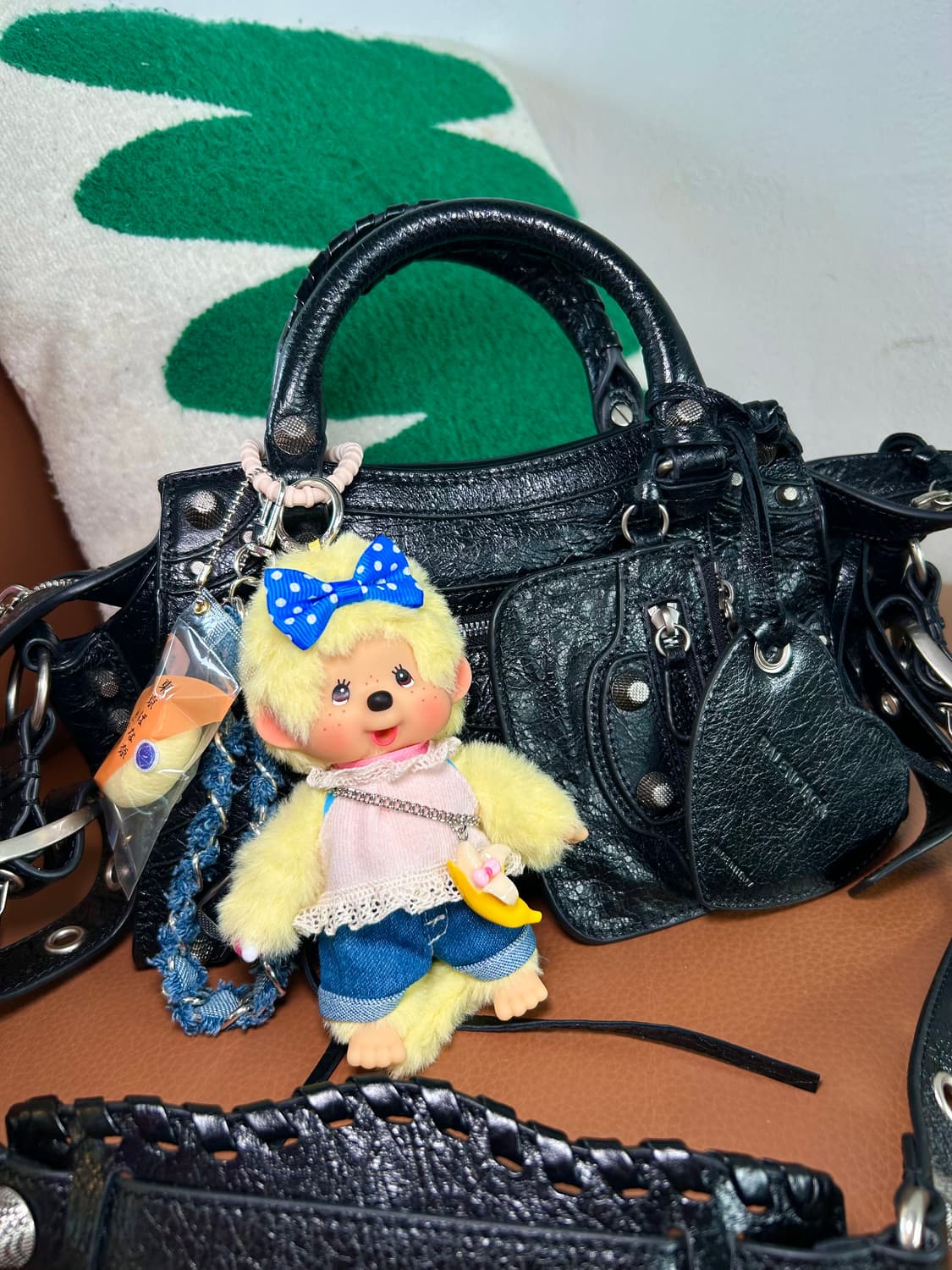 (79)정품몬치치 커스텀키링🍌🙈도쿄바나나💛-3 상품이미지7