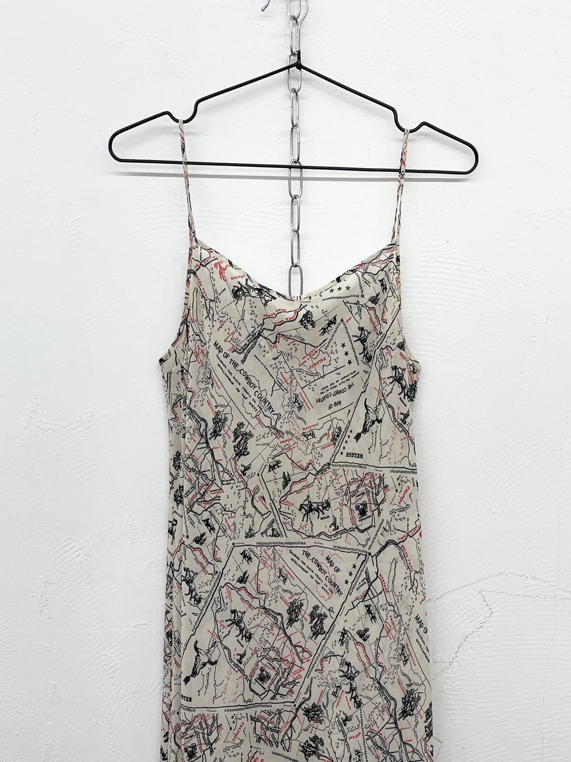 패턴 시어 레이어드 슬립 상품이미지5