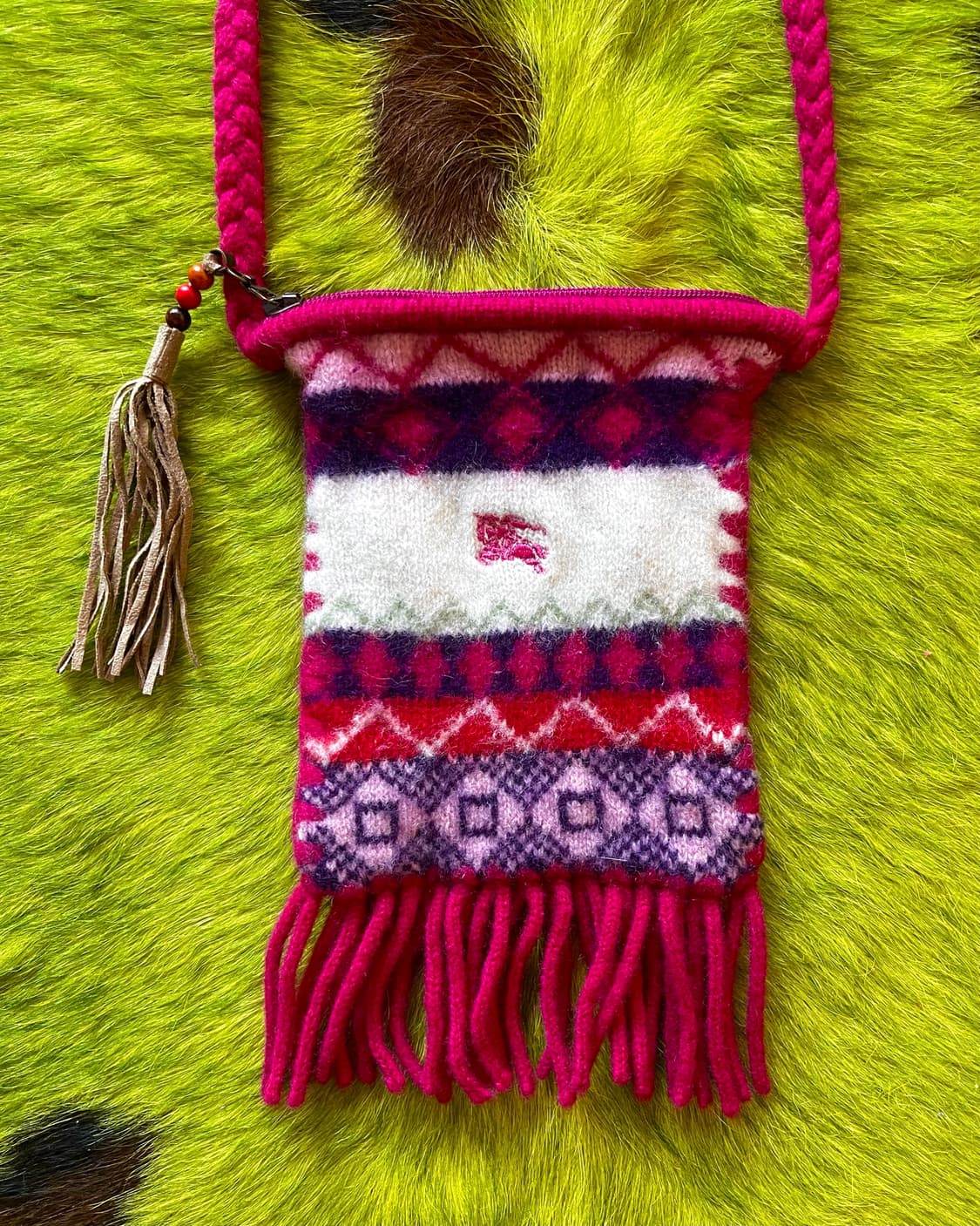 Old BURBERRY London Archive Fringe Bag 상품이미지4