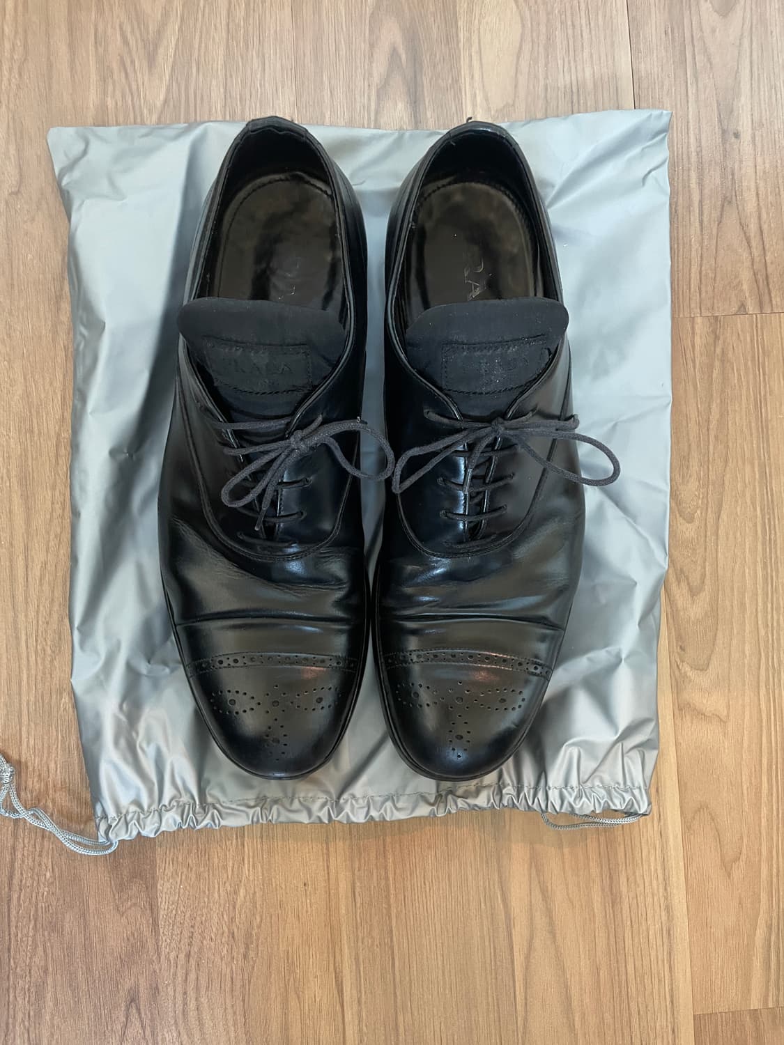 [44] 프라다 윙팁 더비 슈즈 구두prada  상품이미지2