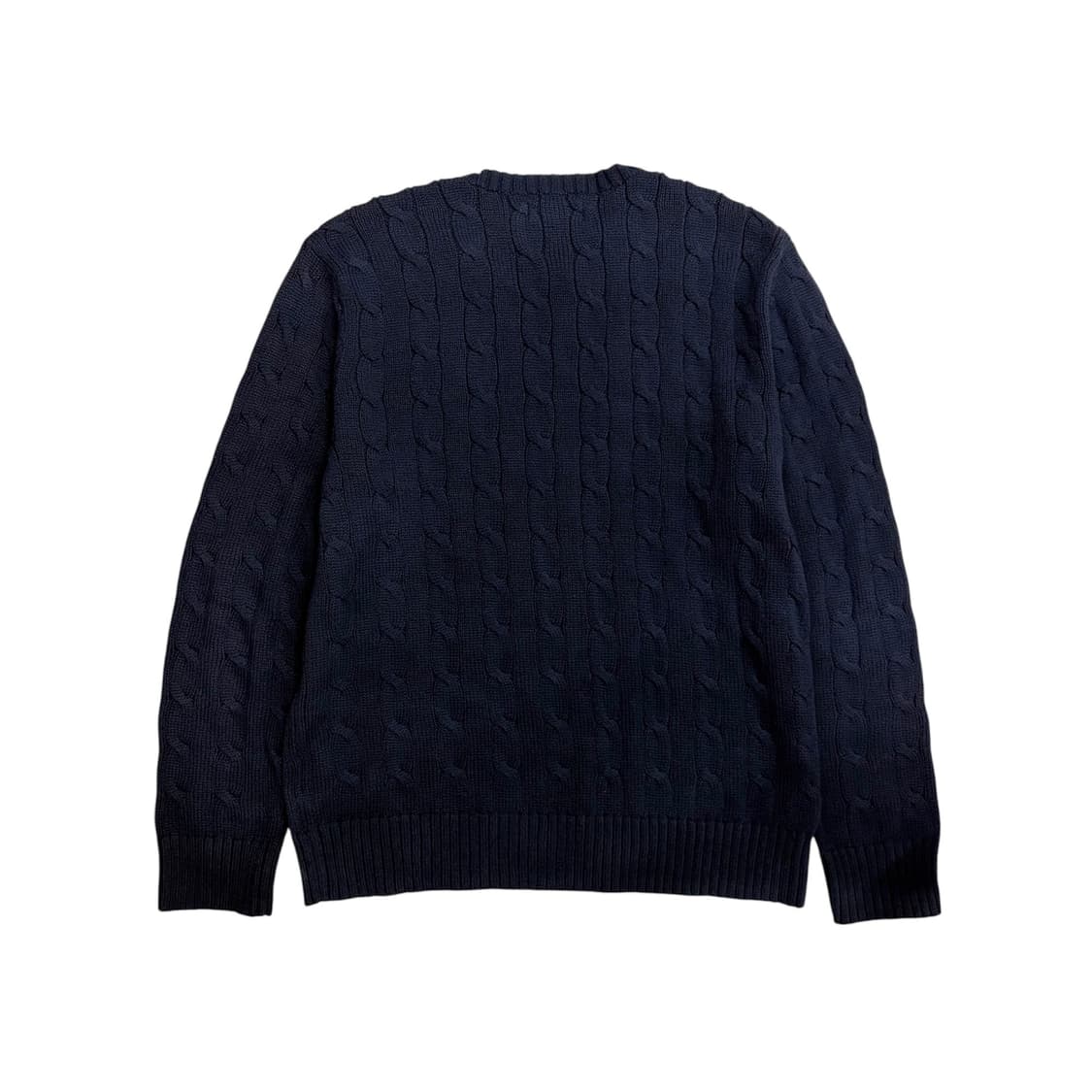 폴로 랄프로렌 네이비 케이블 꽈배기 니트 m 실측 100 L 정도 상품이미지2