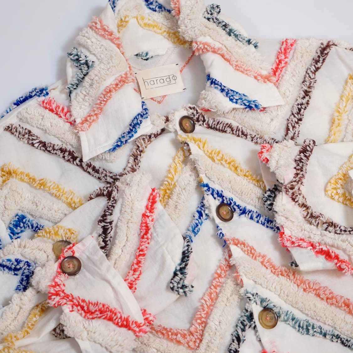 Harago 하라고 셔닐 자수 자켓 상품이미지5