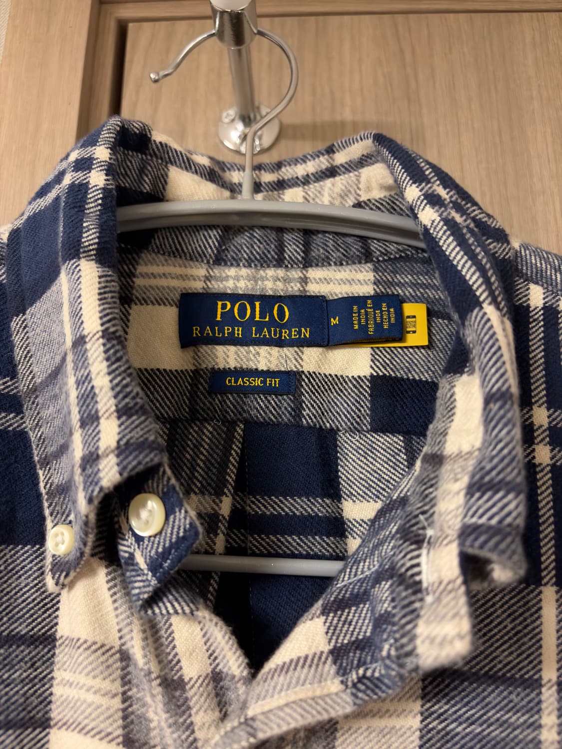 폴로 플래드 브러시 플란넬 셔츠 M 클래식핏 상품이미지3