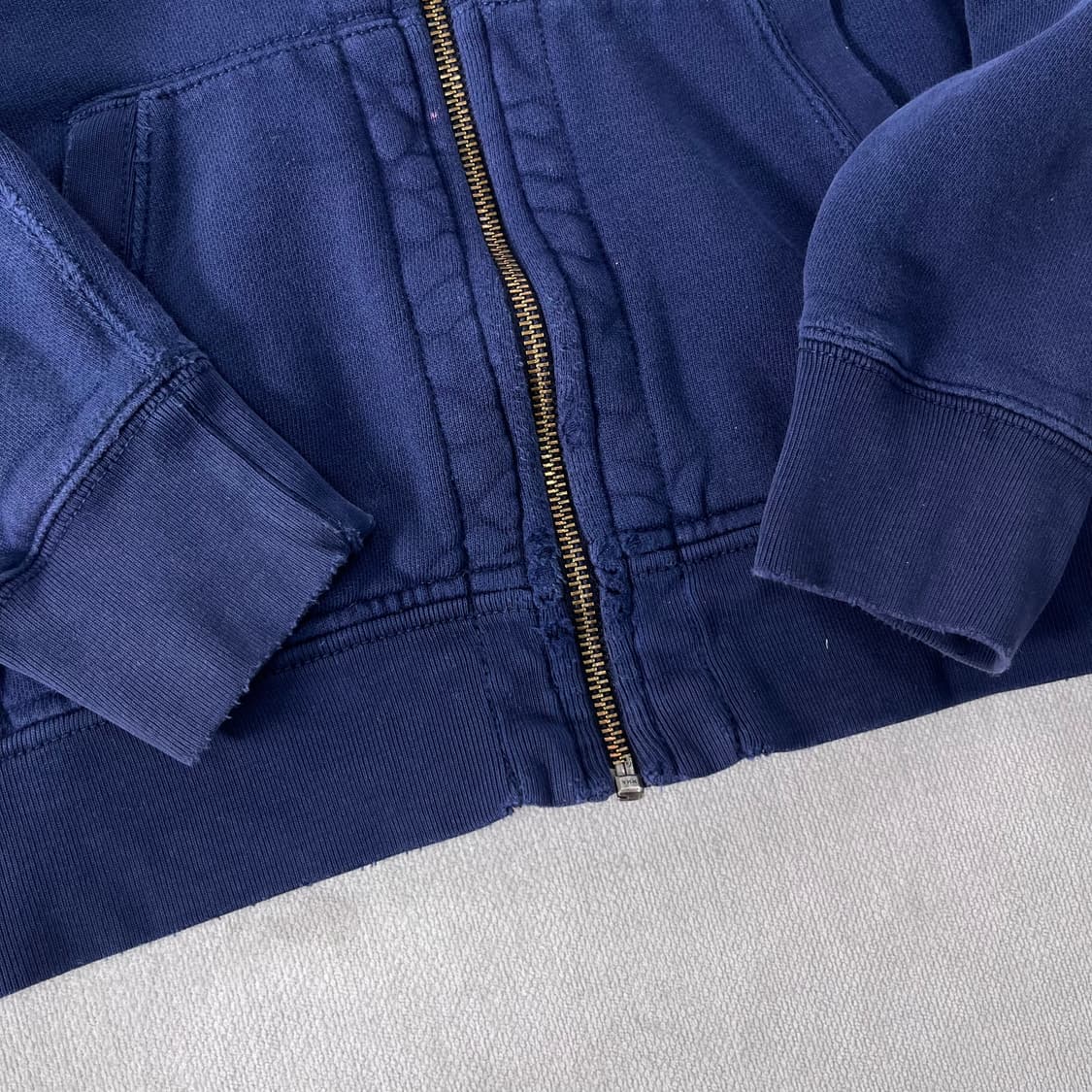 95 폴로랄프로렌 와플 블루 후드집업 상품이미지7