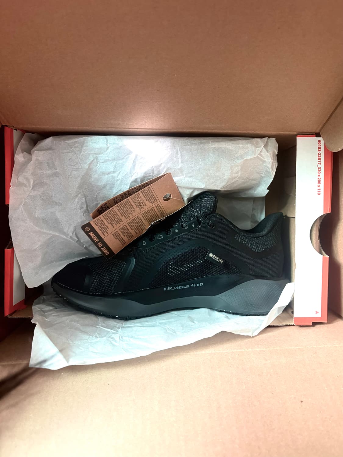 [새상품] 나이키 페가수스41 고어텍스 245 상품이미지1