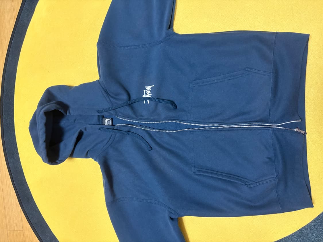 스투시 네이비 후드집업 판매합니다! 상품이미지3