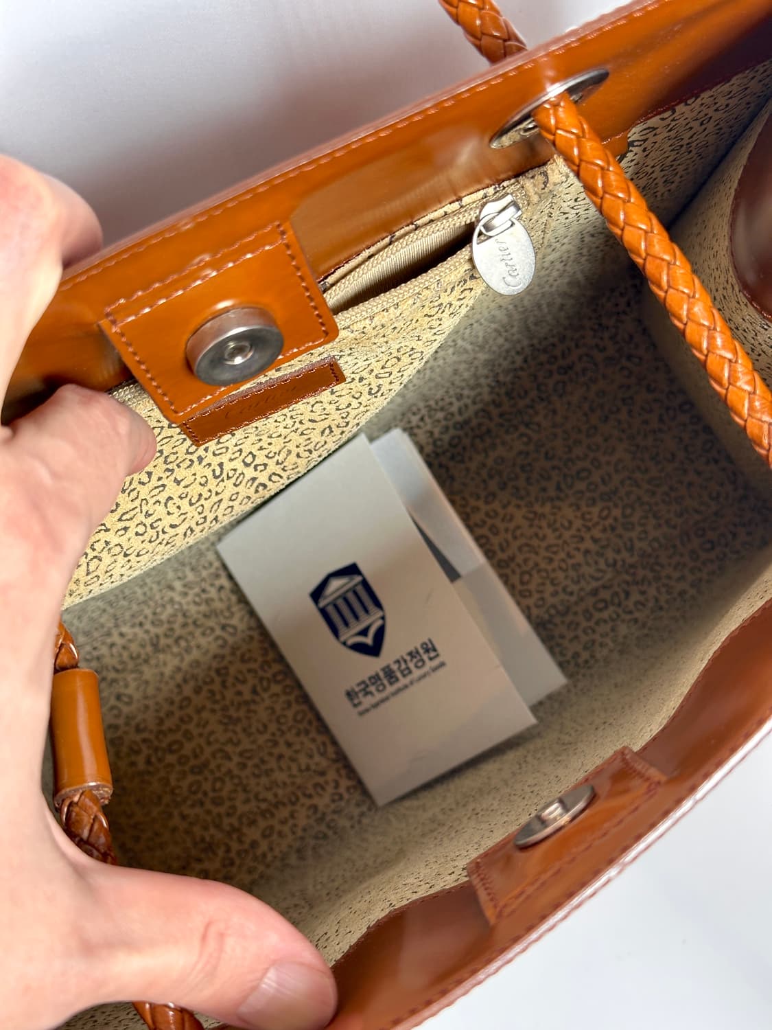 까르띠에 펜더 레더 숄더 토트백 상품이미지7