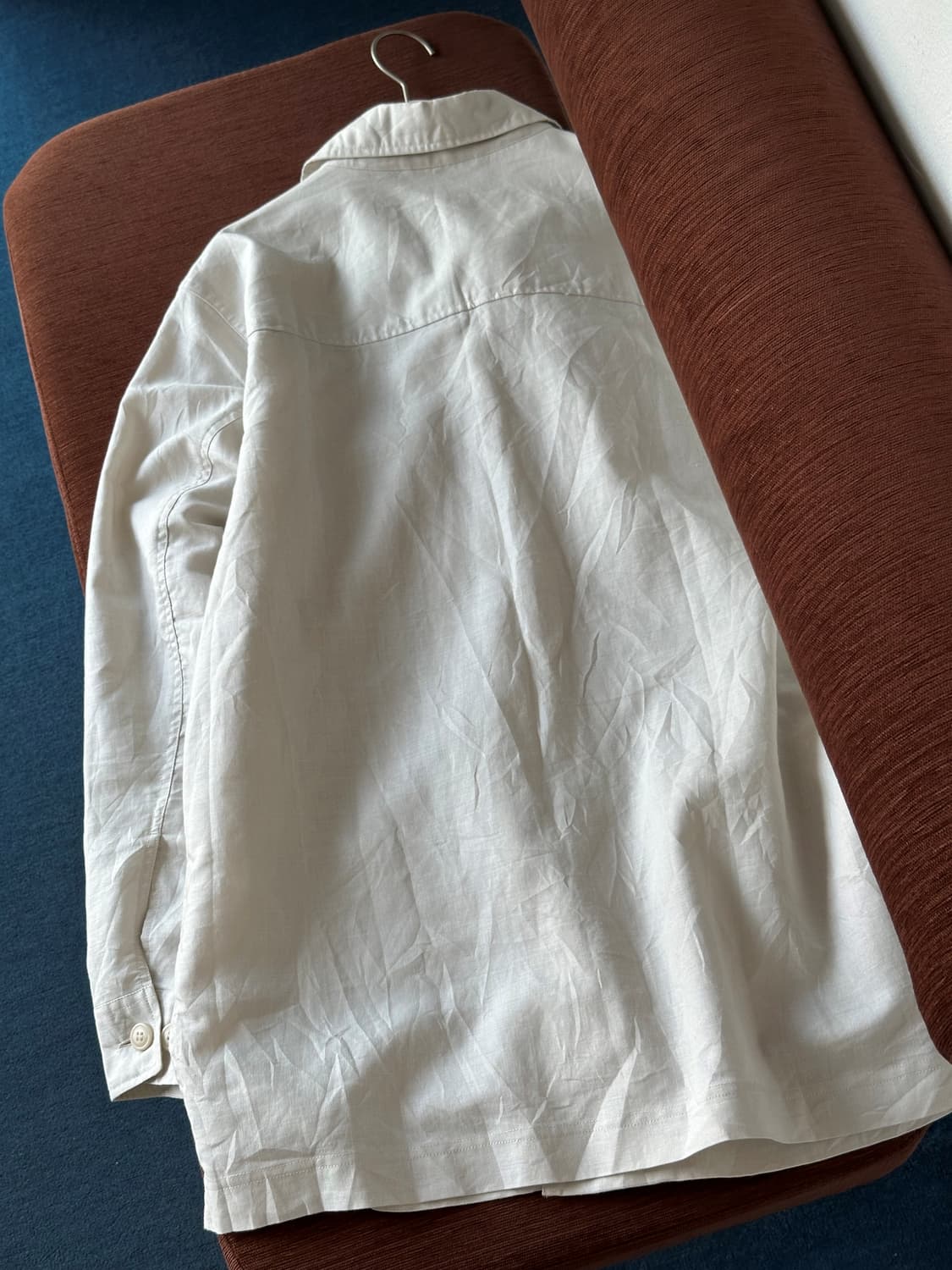 Natural fabric 2way sleeve work coat 상품이미지6