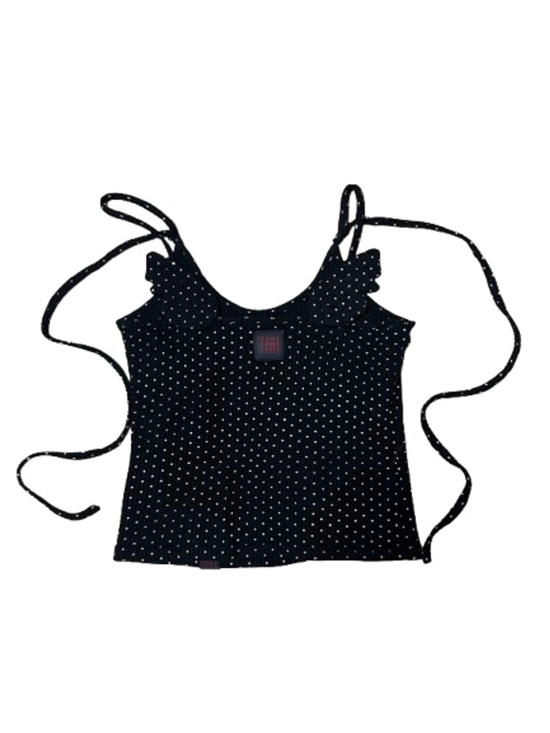 Toh 도트 블랙 나시 상품이미지2