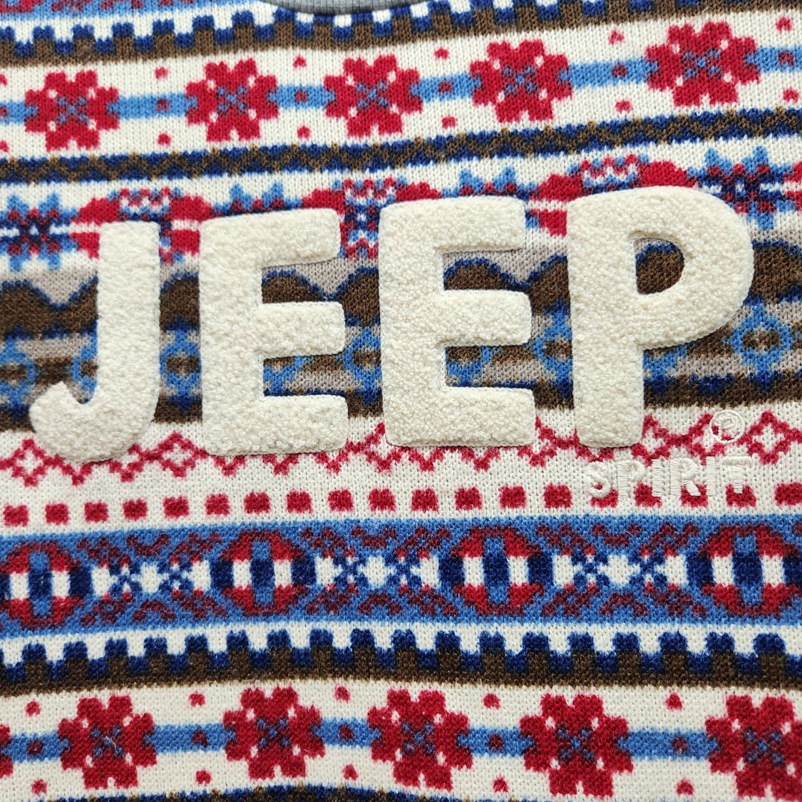 JEEP 지프 노르딕 패턴 맨투맨 M 상품이미지3
