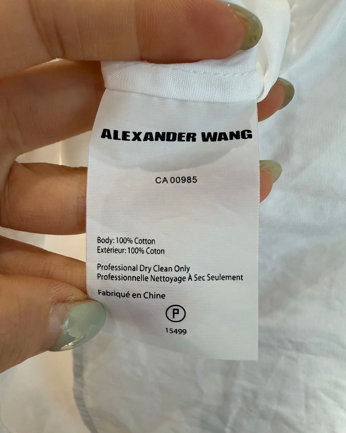 알렉산더 왕 화이트 피어싱 오픈 셔츠  상품이미지9