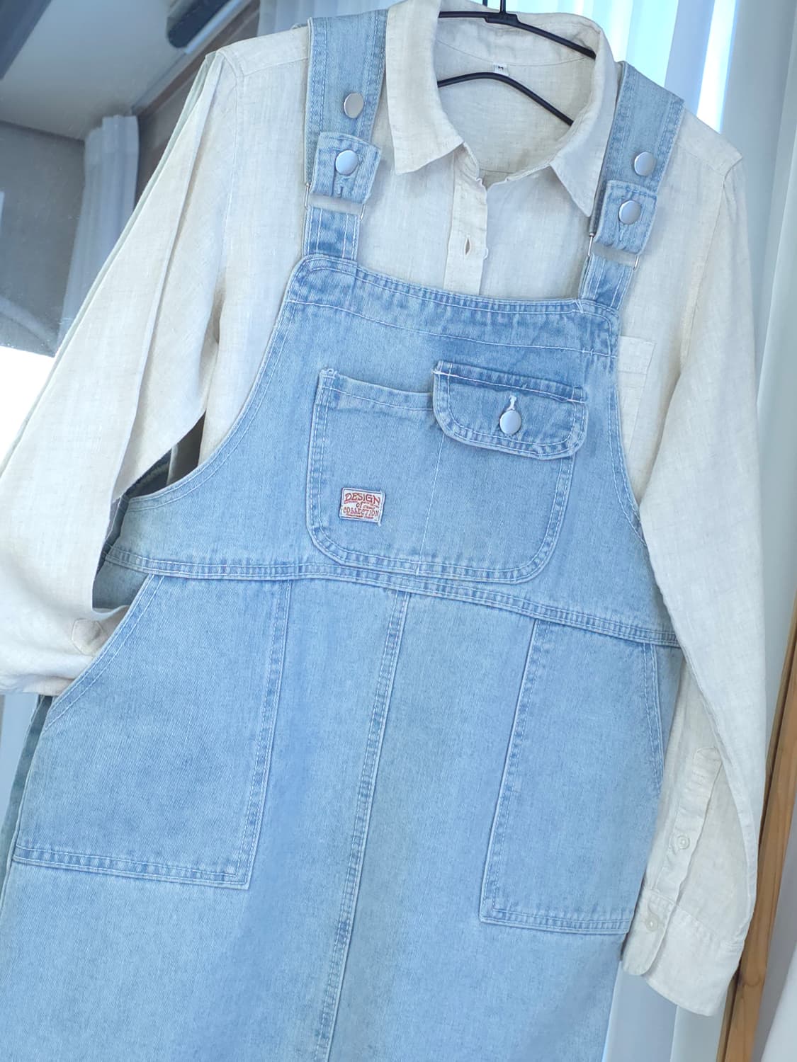COKO tokyo official 데님 멜빵 원피스 상품이미지7