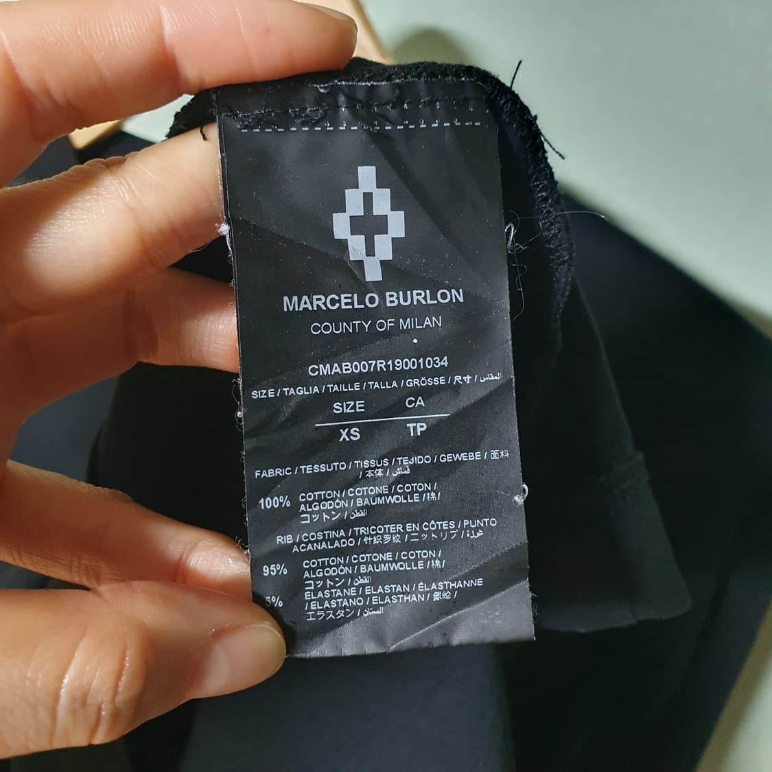 마르셀로불론 긴팔 티셔츠 xs 95 상품이미지4