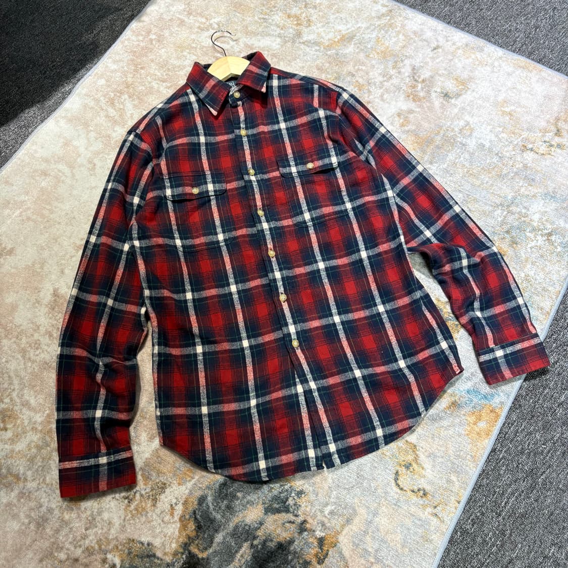 폴로 랄프로렌 빈티지 체크셔츠 상품이미지1