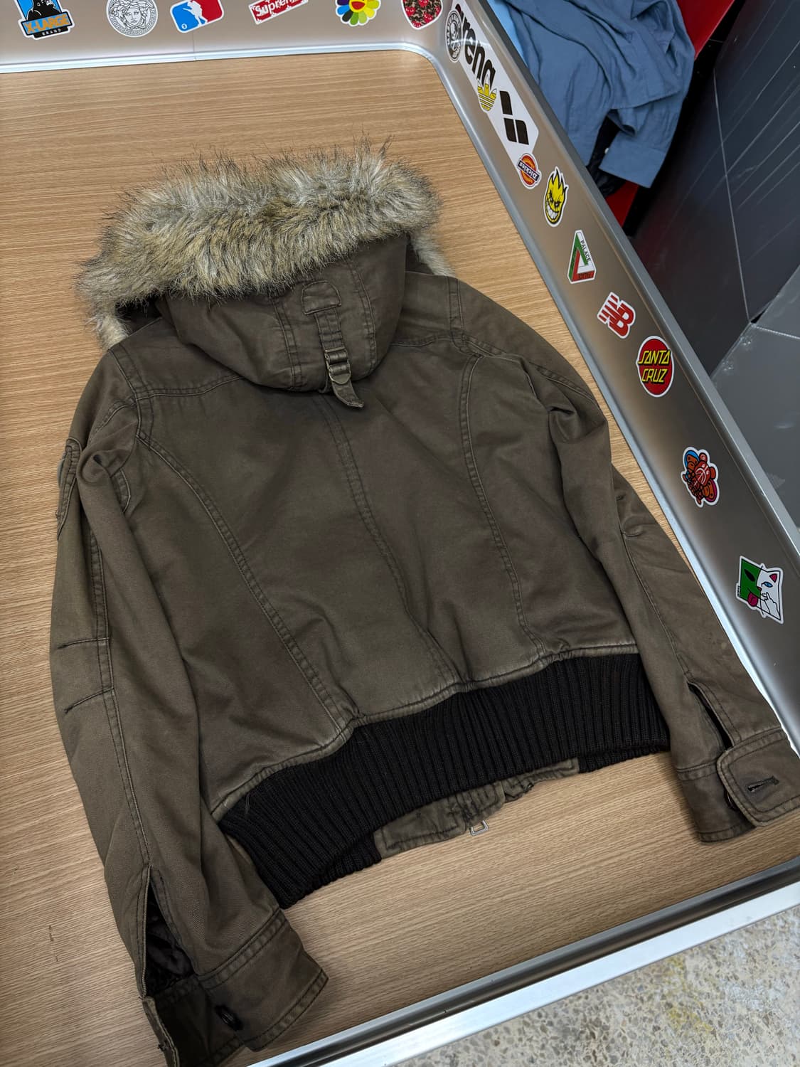 아베크롬비 투웨이 퍼 후디 자켓 상품이미지4