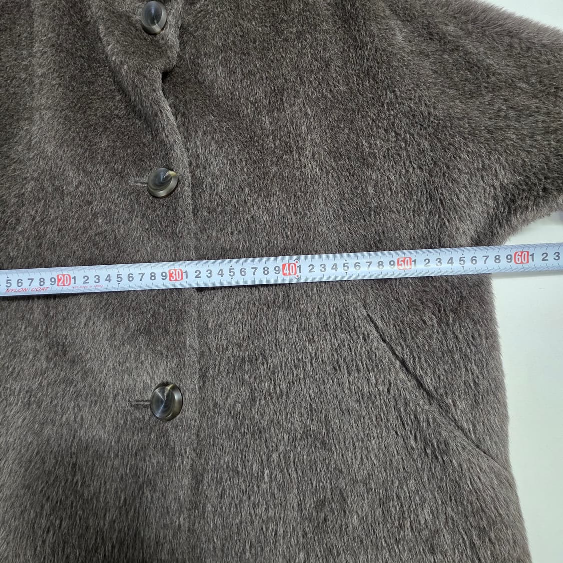 0711 아이잣바바 알파카 울 하프 코트 S / 85-88-155 상품이미지5