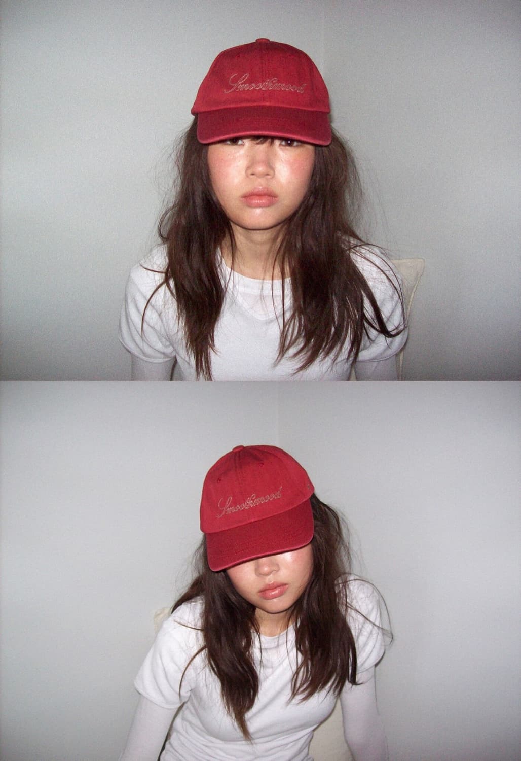 스무드무드 Red Washed Logo Ball Cap 상품이미지3