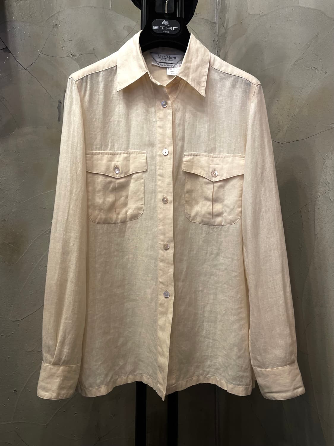 막스마라 린넨 셔츠 블라우스 55 상품이미지4