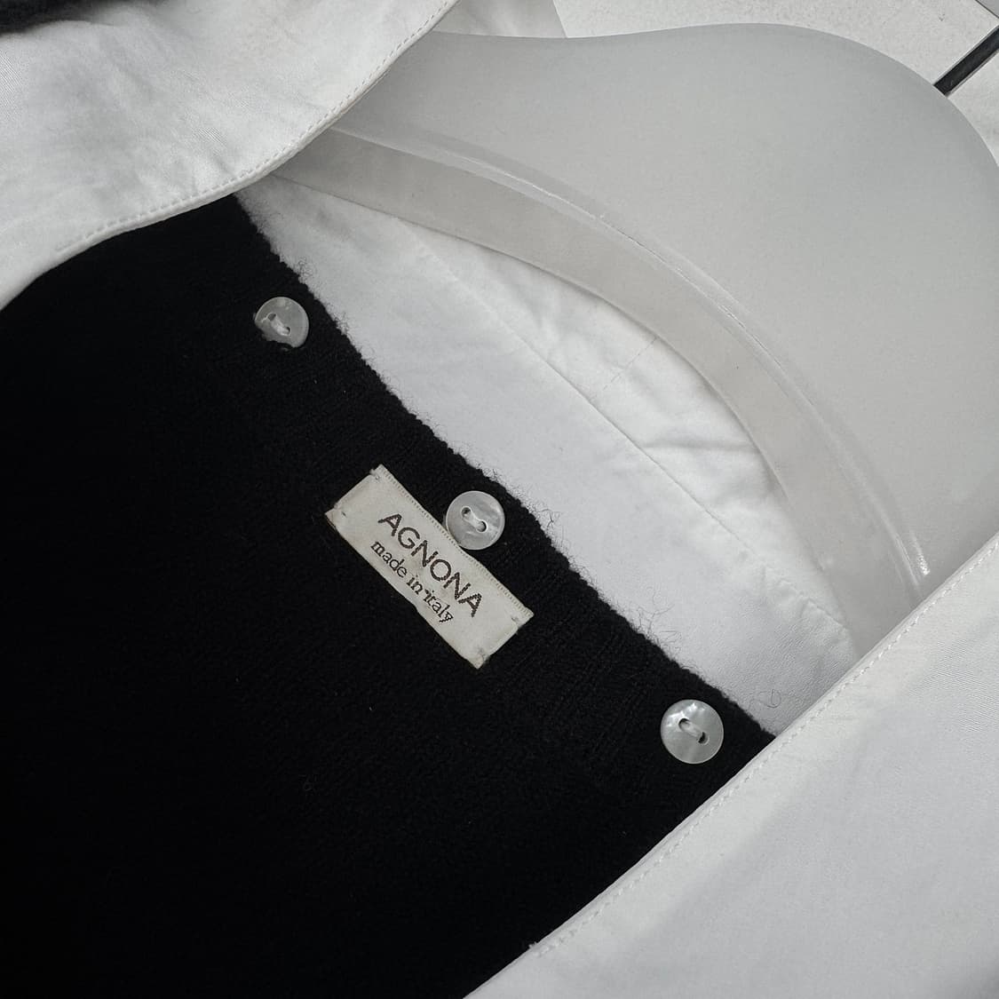 아뇨나 레이어드 캐시미어100 가디건 상품이미지2