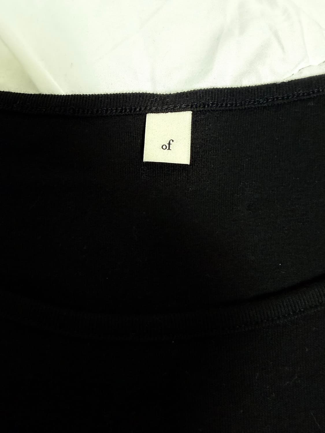 (새상품) 오버듀플레어 스쿱넥 티셔츠 블랙 상품이미지4