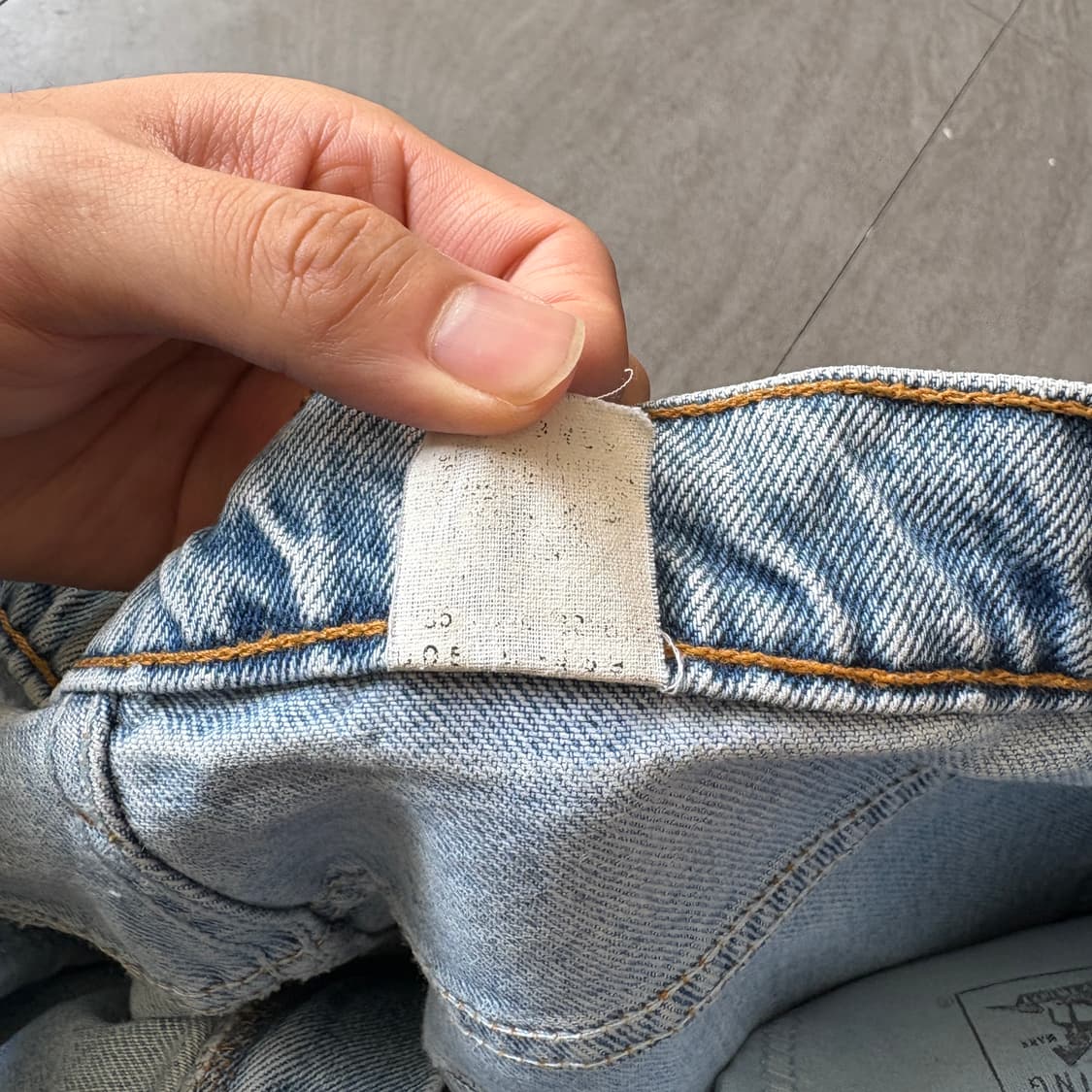 90년대 미국 생산 리바이스 570 배기핏 팬츠 상품이미지5