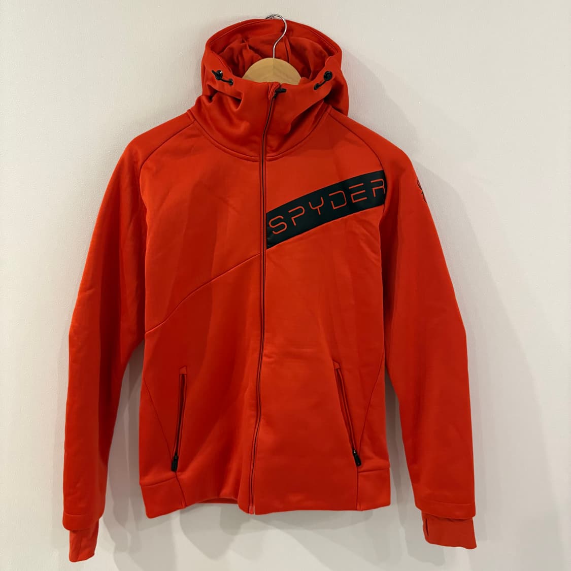 스파이더 후드 풀집업 M 오렌지 상품이미지1