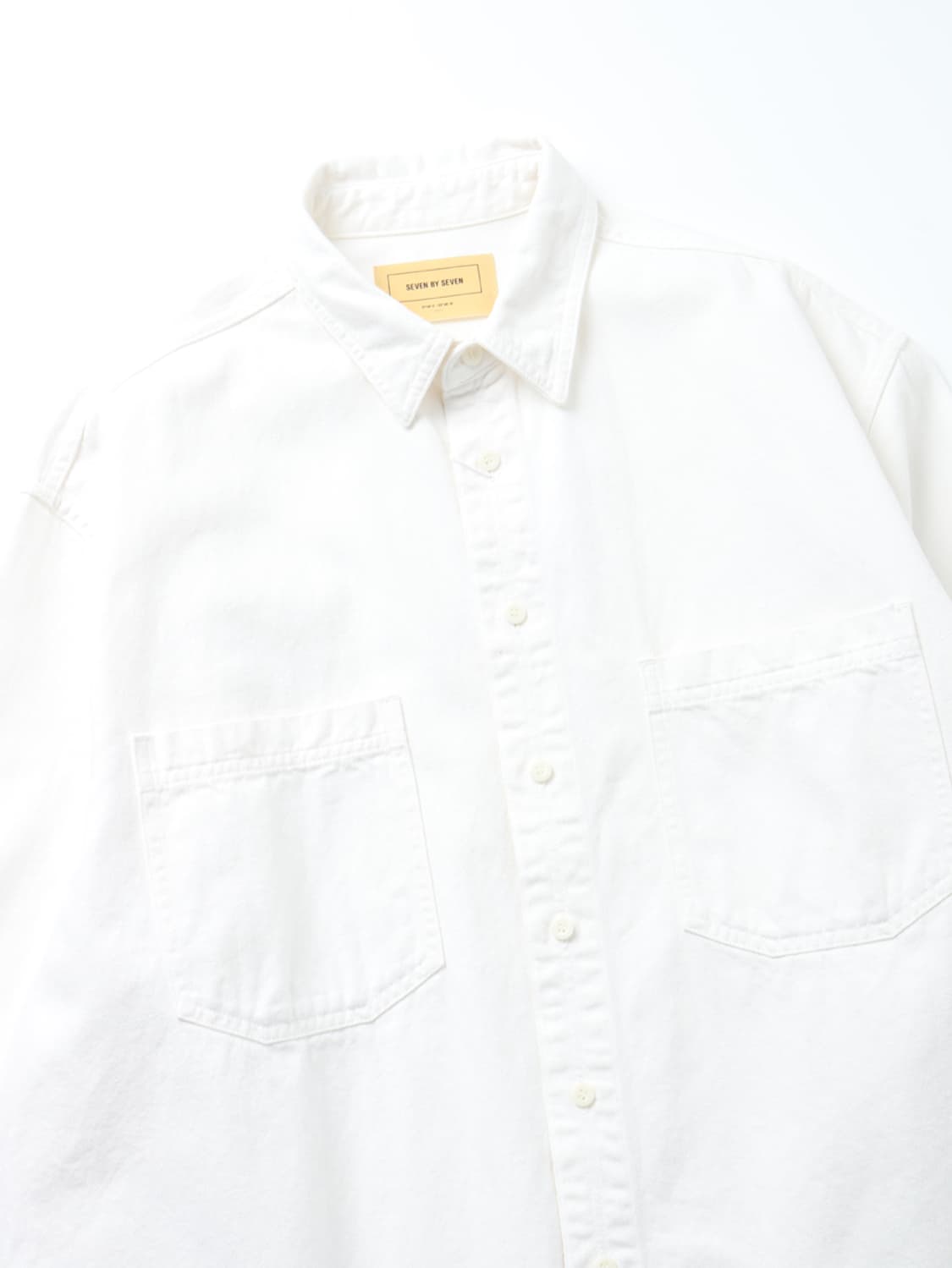 SEVEN BY SEVEN Cut-off Denim Shirt 상품이미지3
