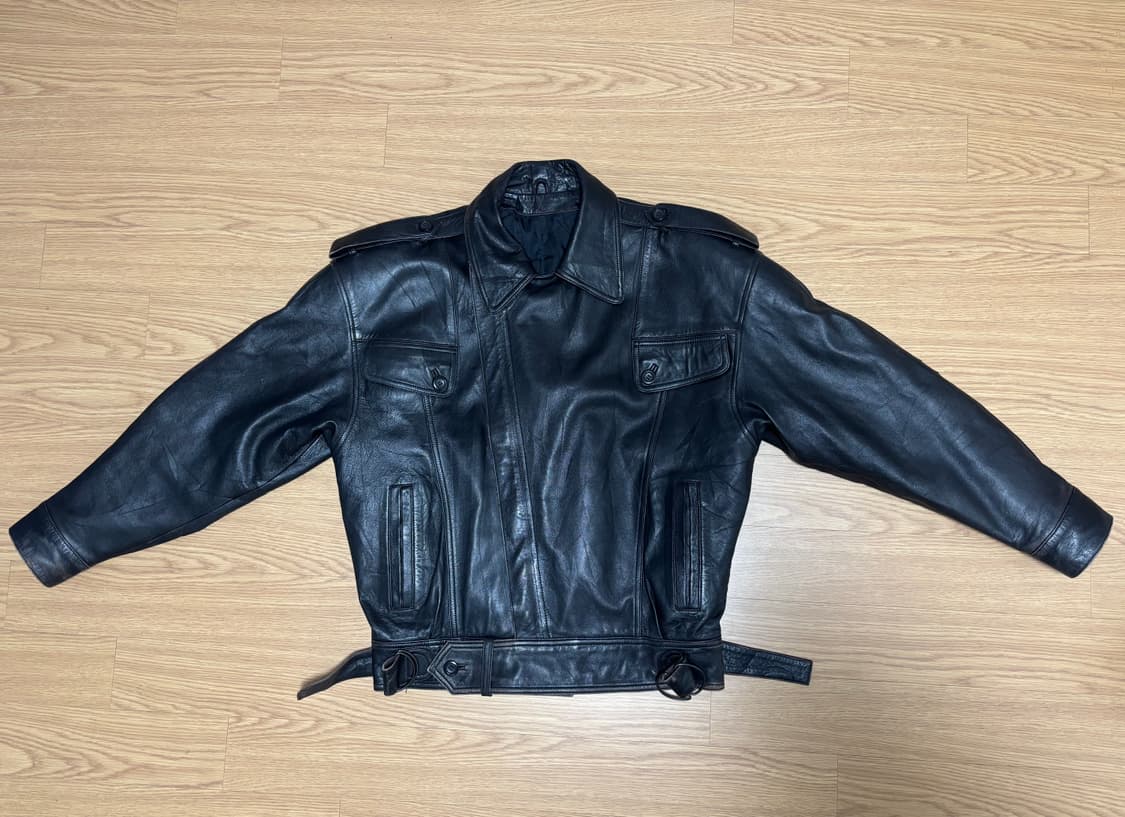 착샷O) 90's 소가죽 레더 자켓 Leather Jacket 상품이미지2