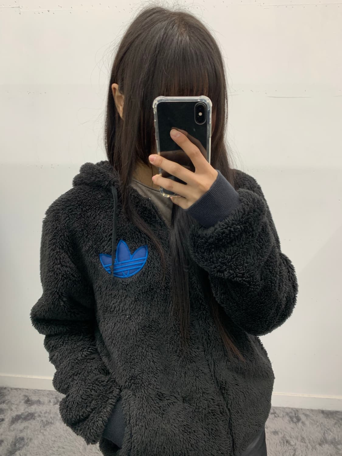 아디다스 플리스 후드집업 상품이미지2