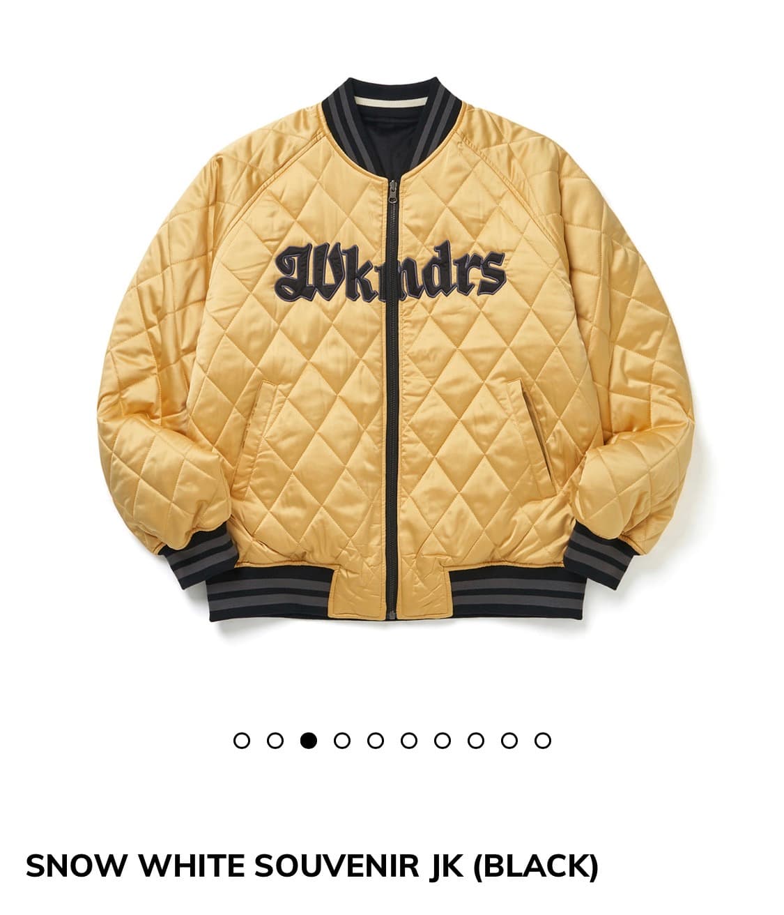 위캔더스 snow white 수베니어 자켓 블랙 상품이미지4