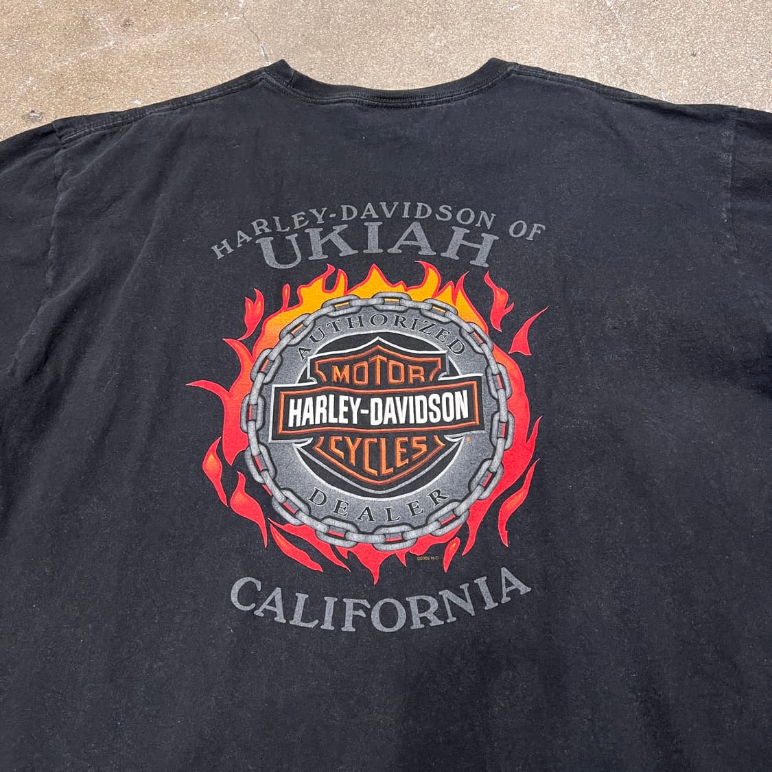 00‘s 할리데이비슨 반팔티 캘리포니아 상품이미지4