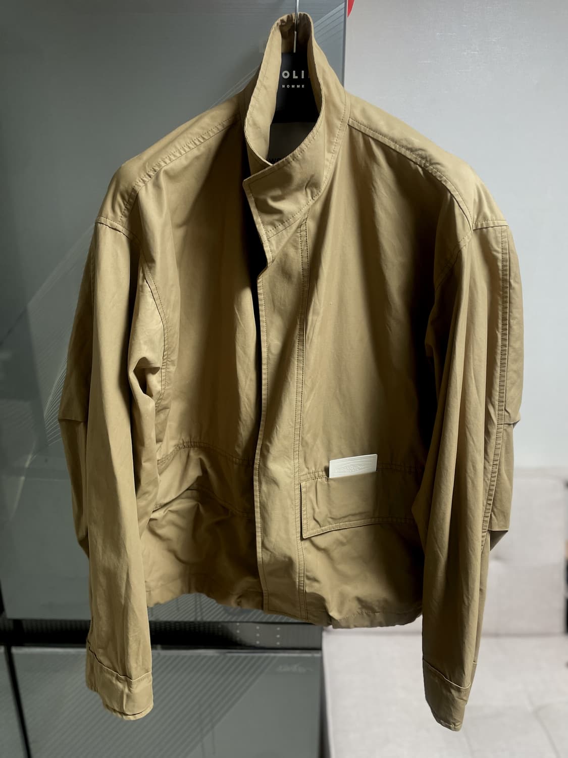 21SS 우영미 크롭자켓 베이지 46 판매 상품이미지1