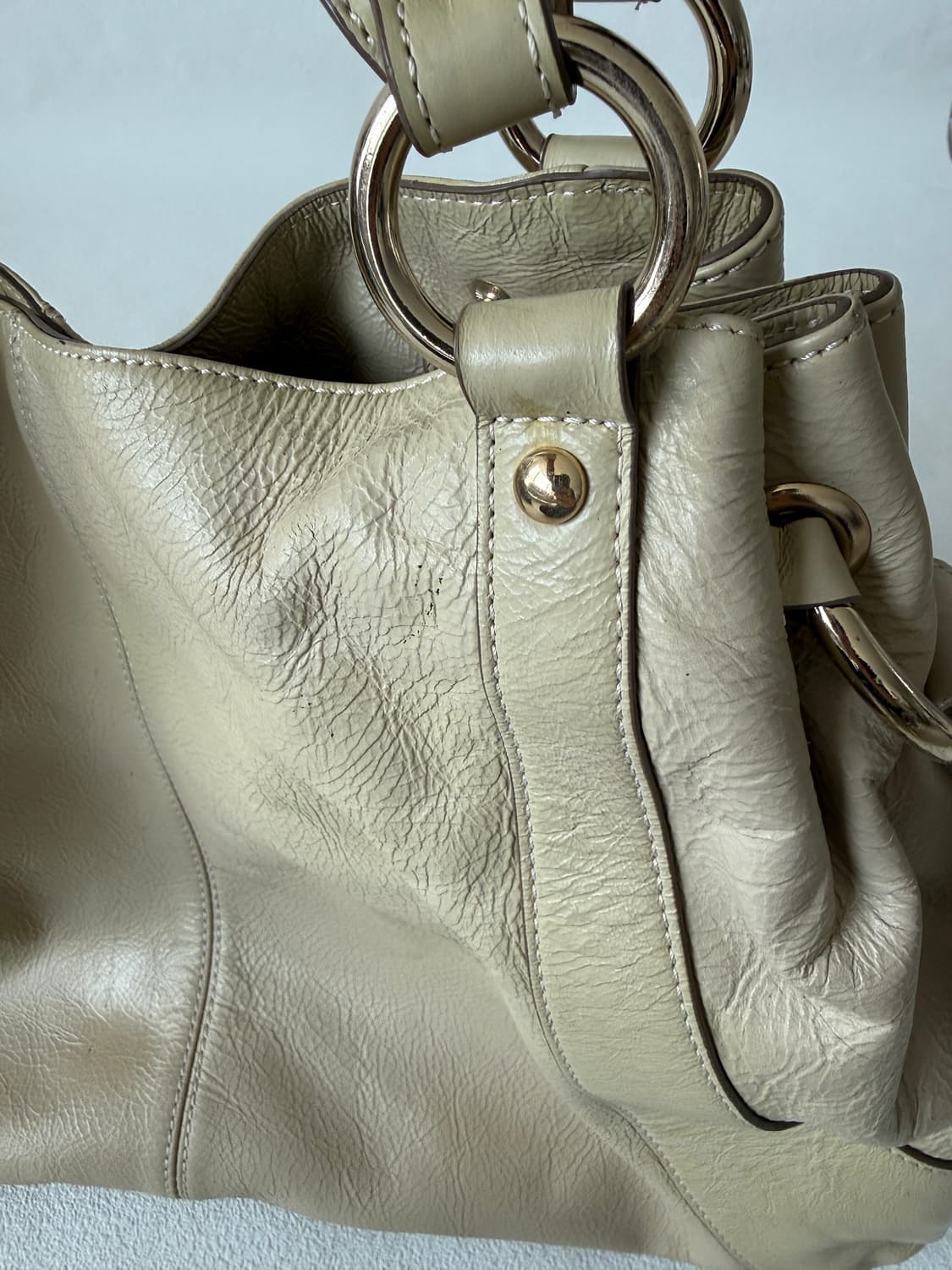 앤클라인(ANNE KLEIN) 레더 숄더백(큰 사이즈) 상품이미지7