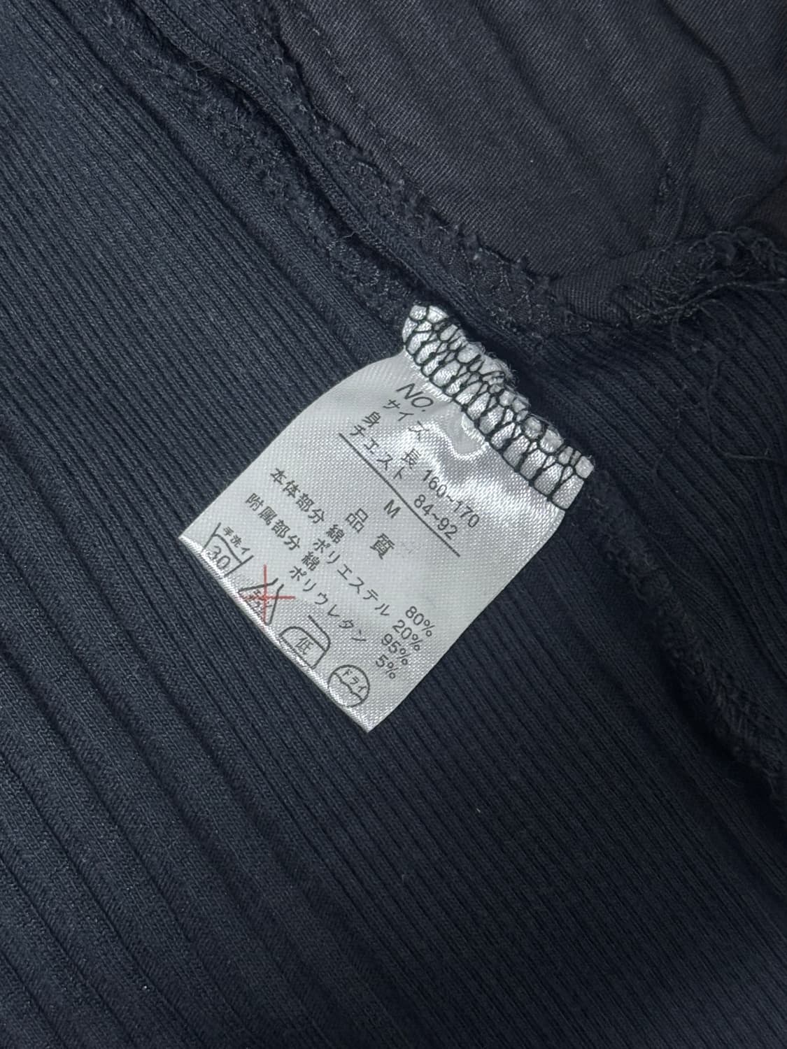 Agate label 리브드 집업 자켓 y2k 상품이미지7