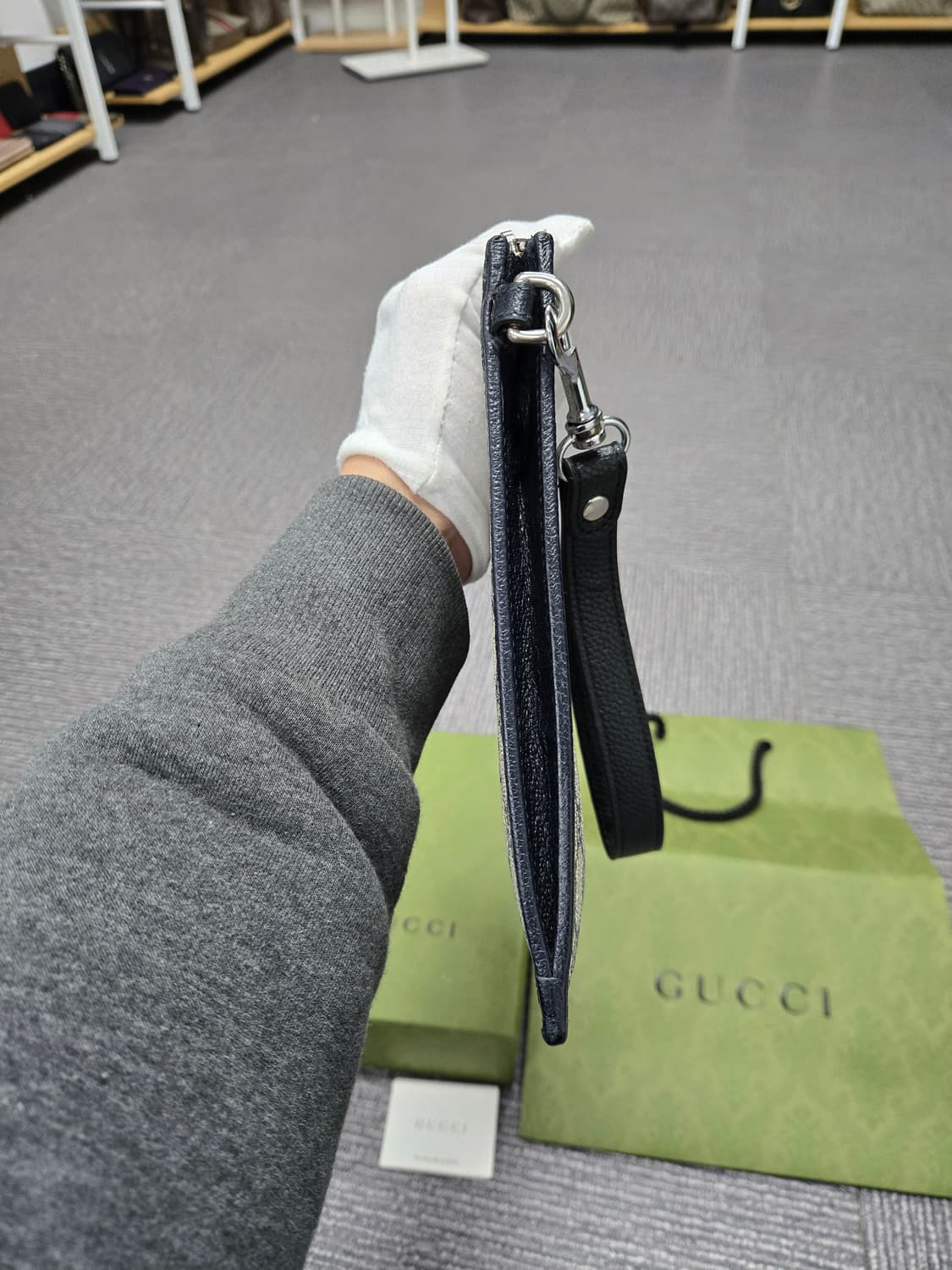 [특가][정품] 구찌 인터로킹 클러치백 상품이미지3