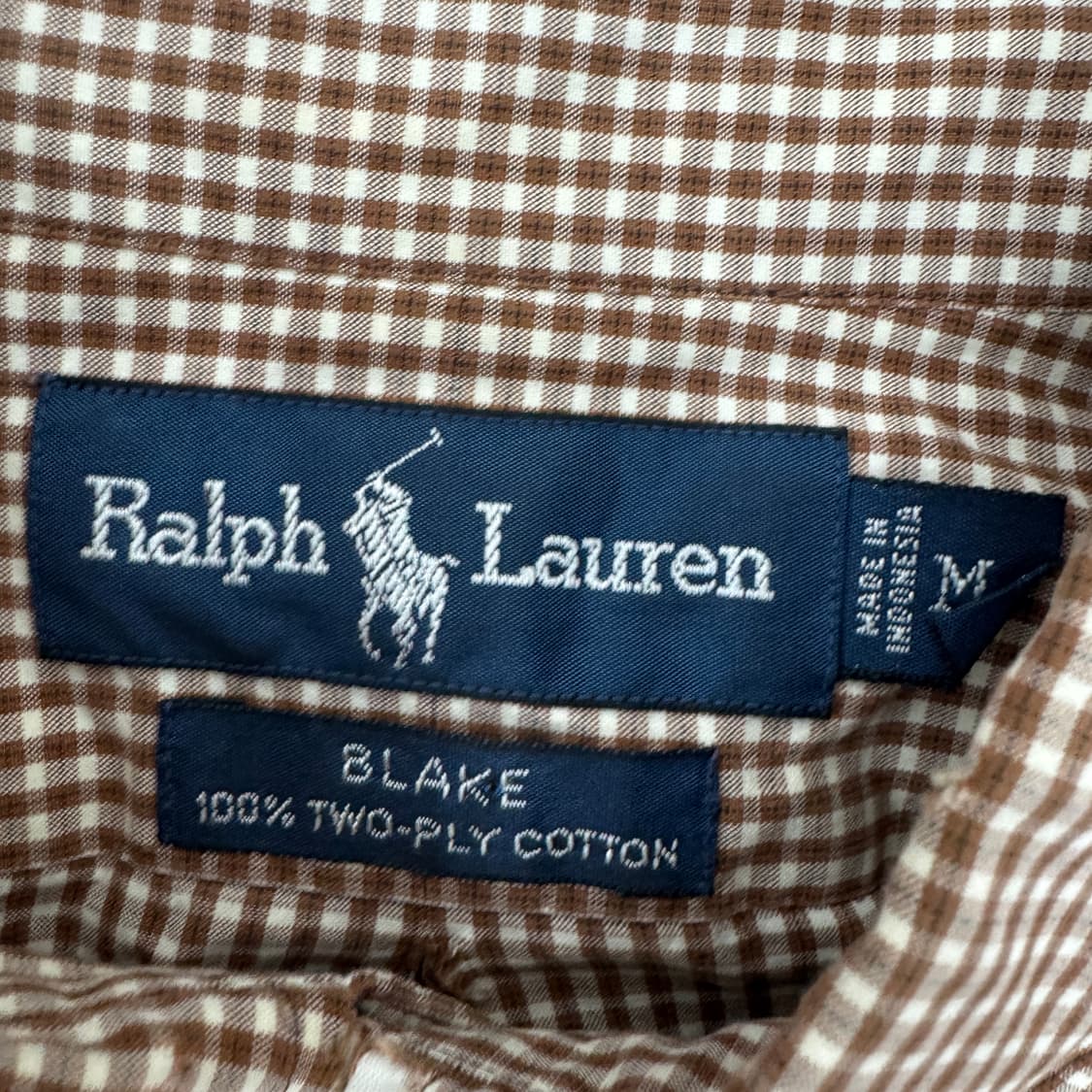 M(105) 폴로 랄프로렌 BLAKE 블레이크 체크 남방 셔츠  상품이미지4