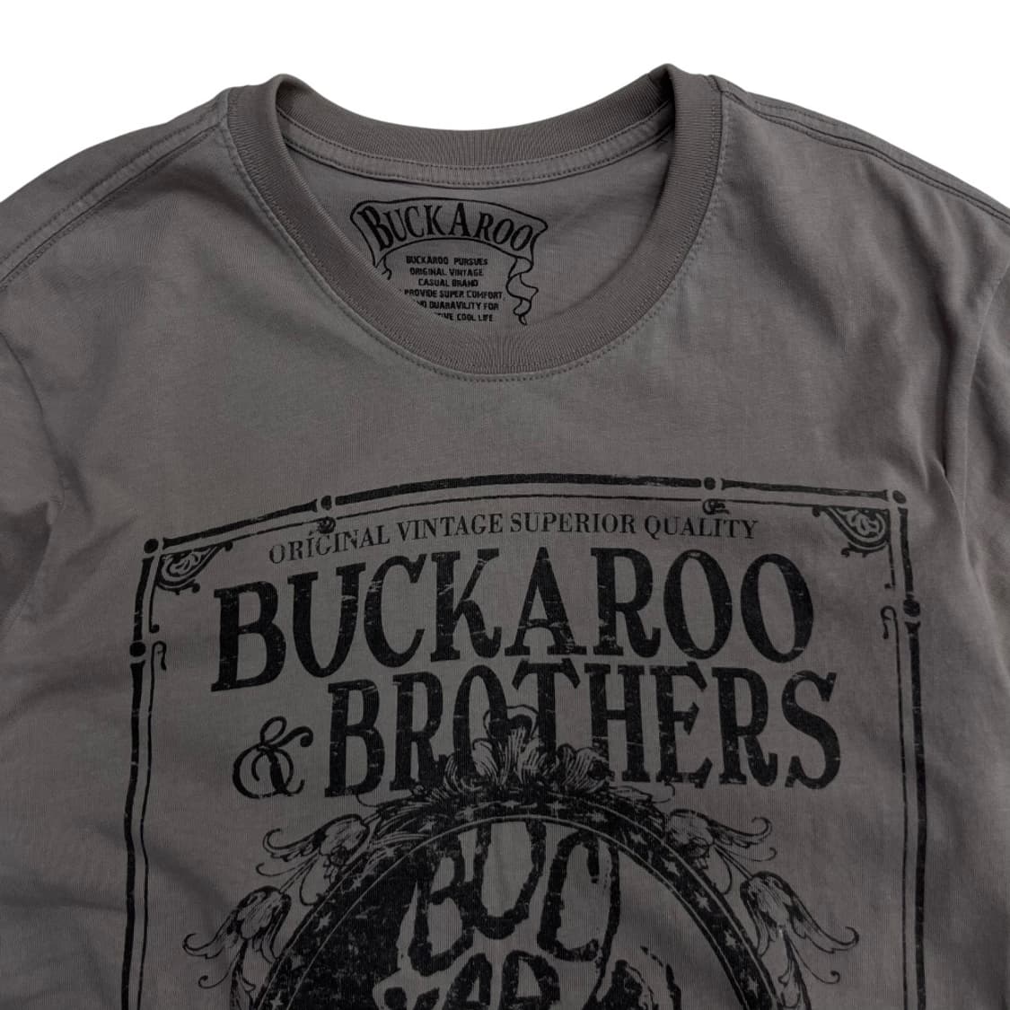 버커루 프린팅 애쉬카키 반팔 M 상품이미지4