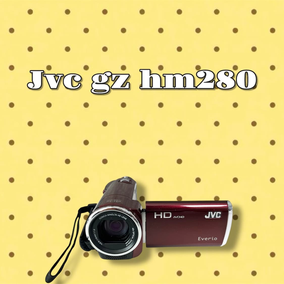 입문추천/ jvc gz hm280 빈티지 캠코더 상품이미지1