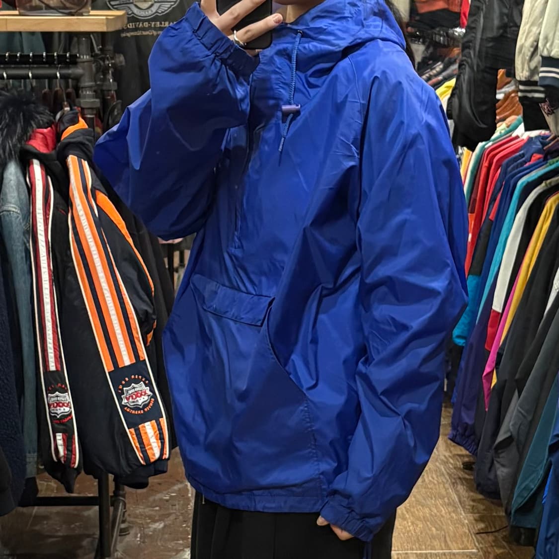 [HI] Nike 나이키 반집업 바람막이 블루 상품이미지3