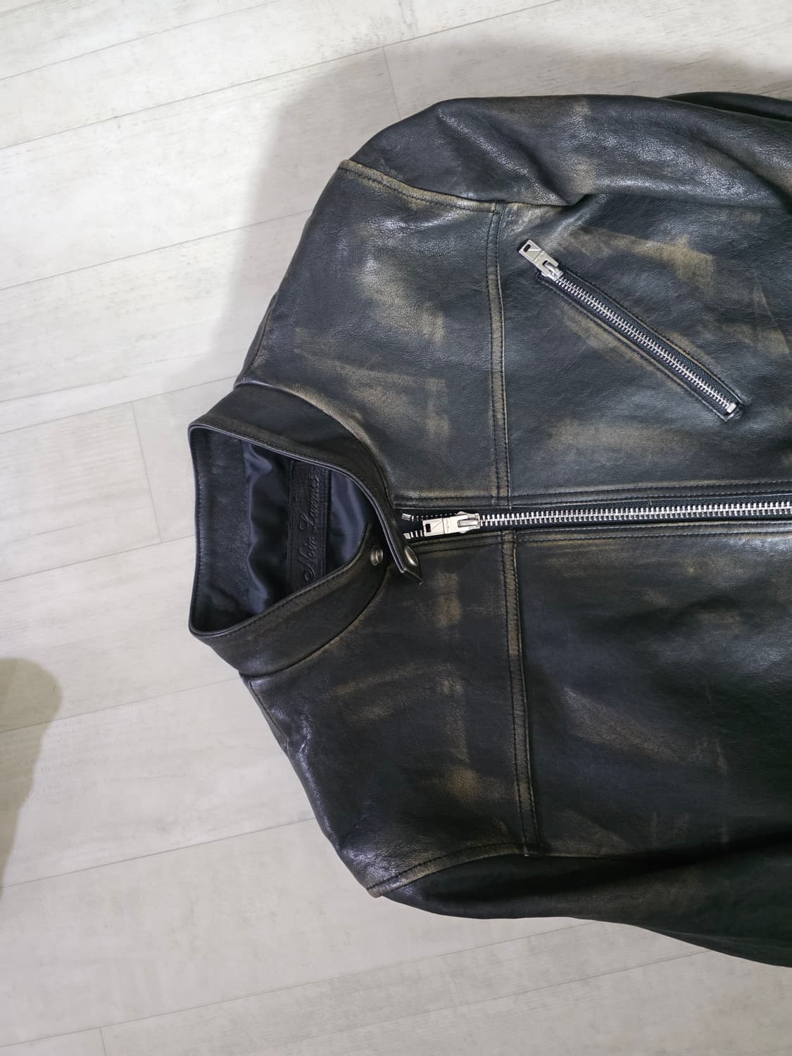 느와르라르메스 뉴 스탠다드 램스킨 레더 자켓 44 상품이미지4